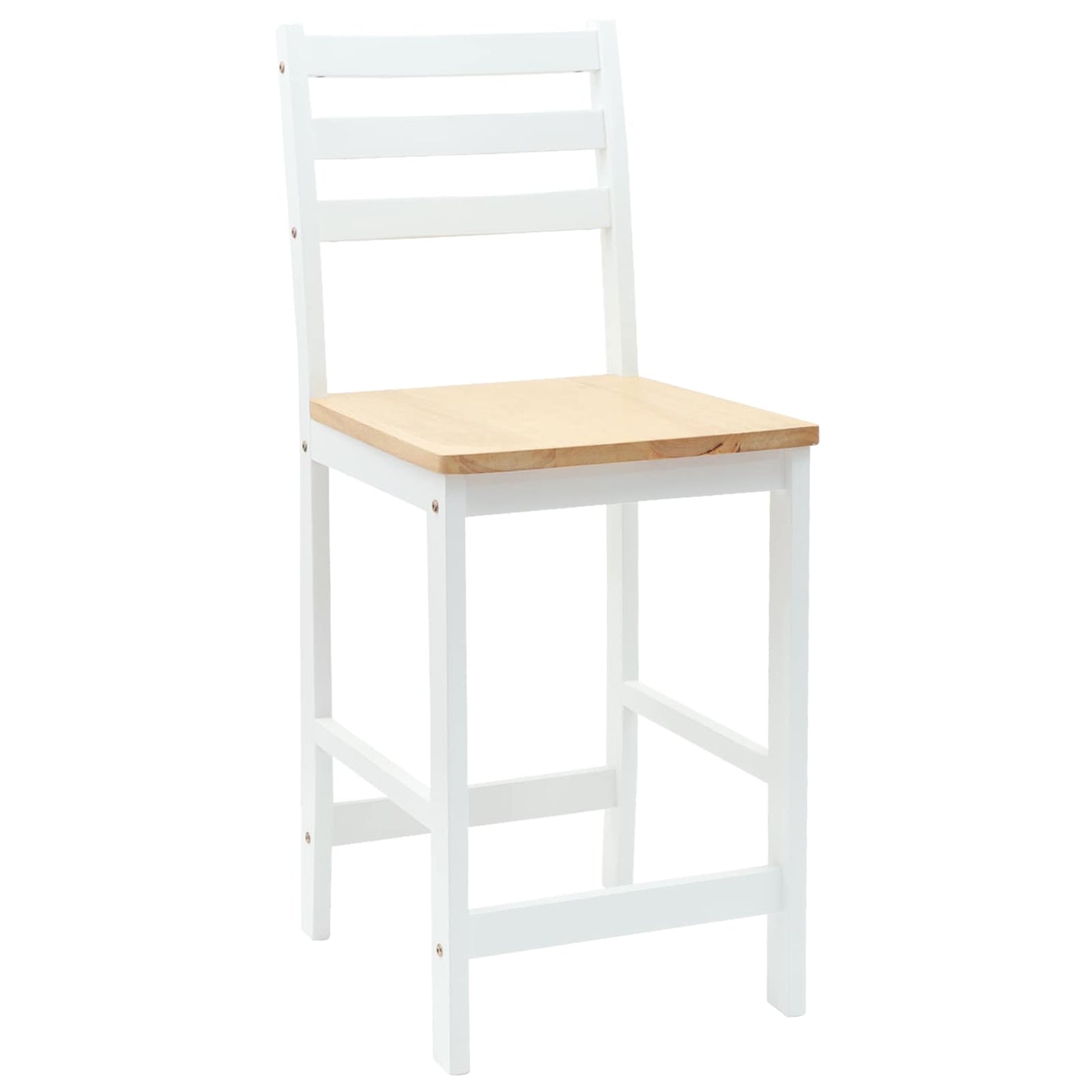 Scaune de dining 2 pcs Alb 40 x 47,5 x 99,5 cm