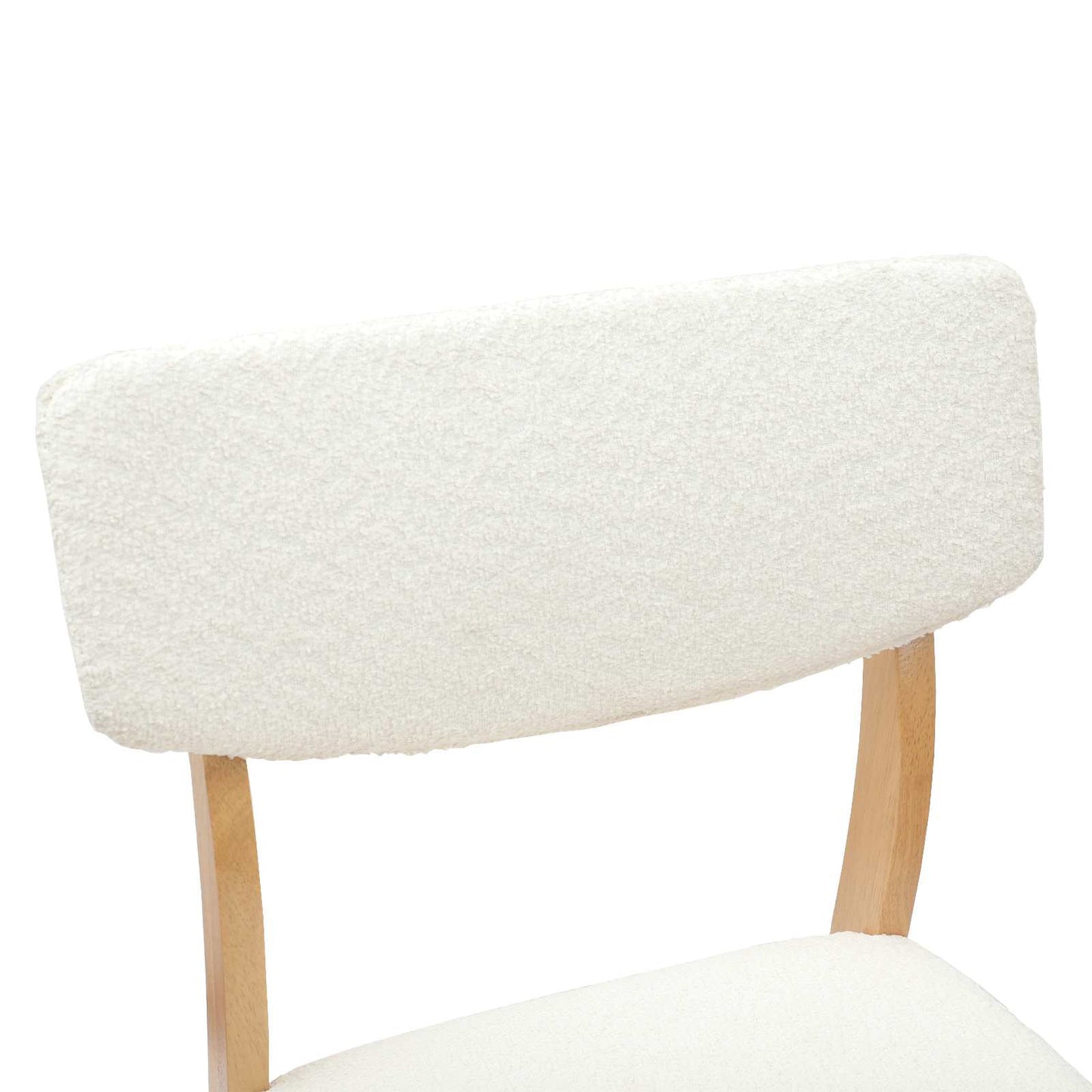 Scaune de dining 2 pcs natural 48 x 49 x 95 cm