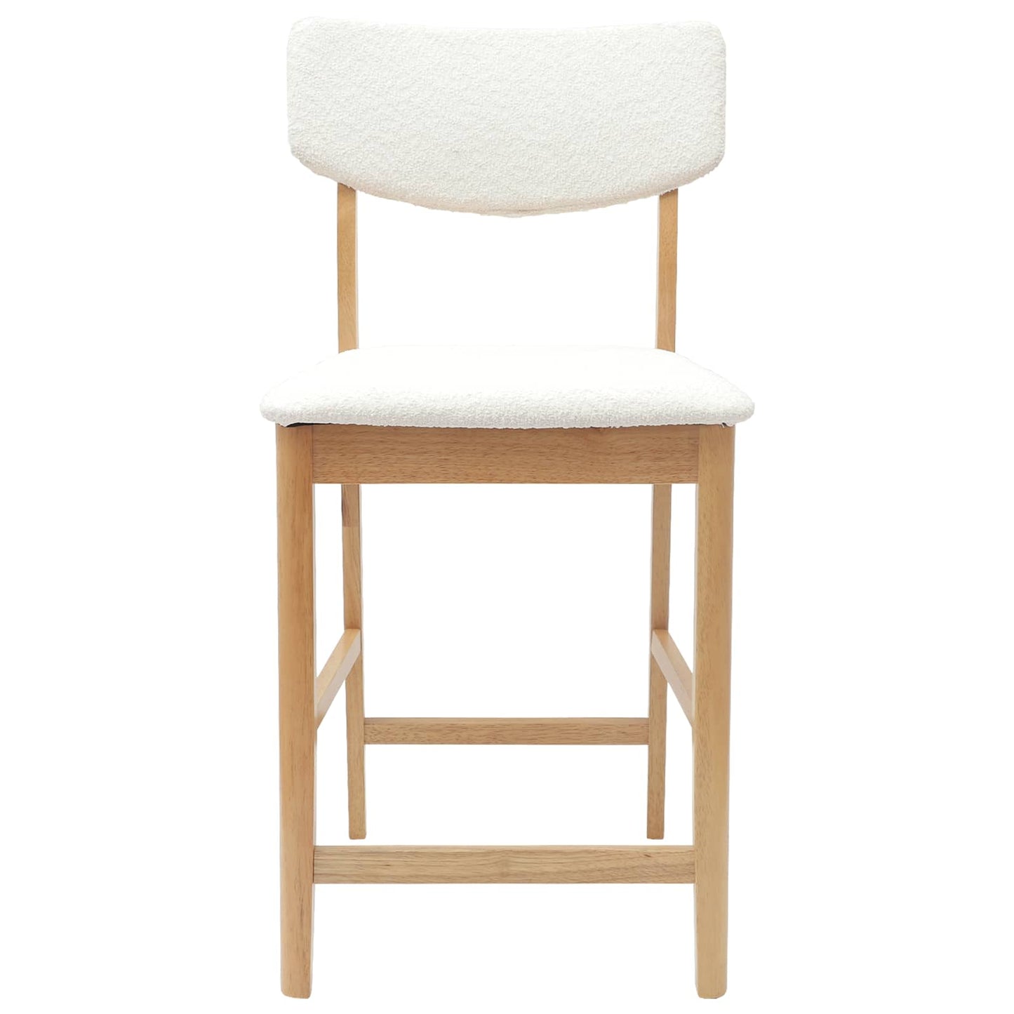 Scaune de dining 2 pcs natural 48 x 49 x 95 cm