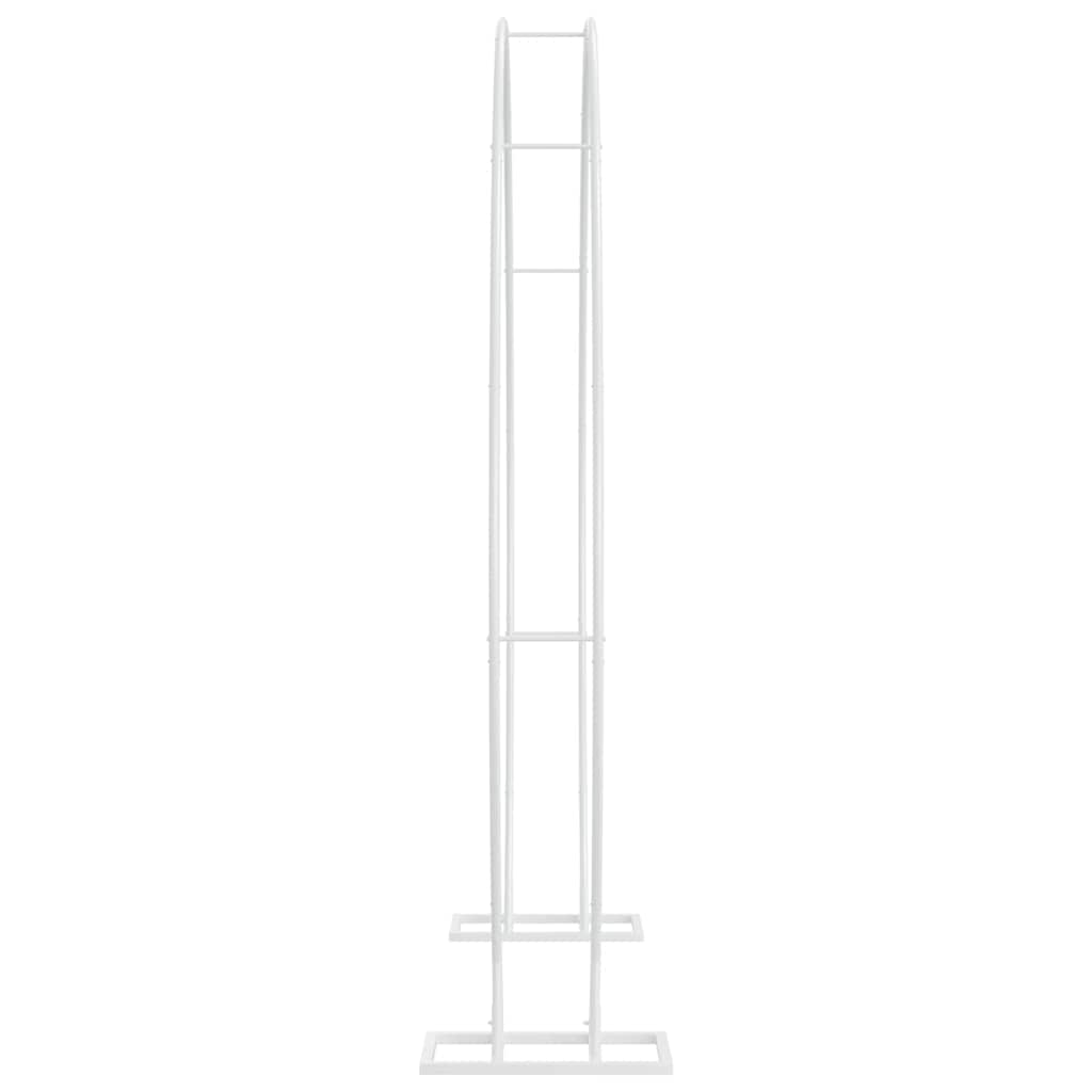 Arc de nuntă Alb 220 x 45 x 200 cm Oțel