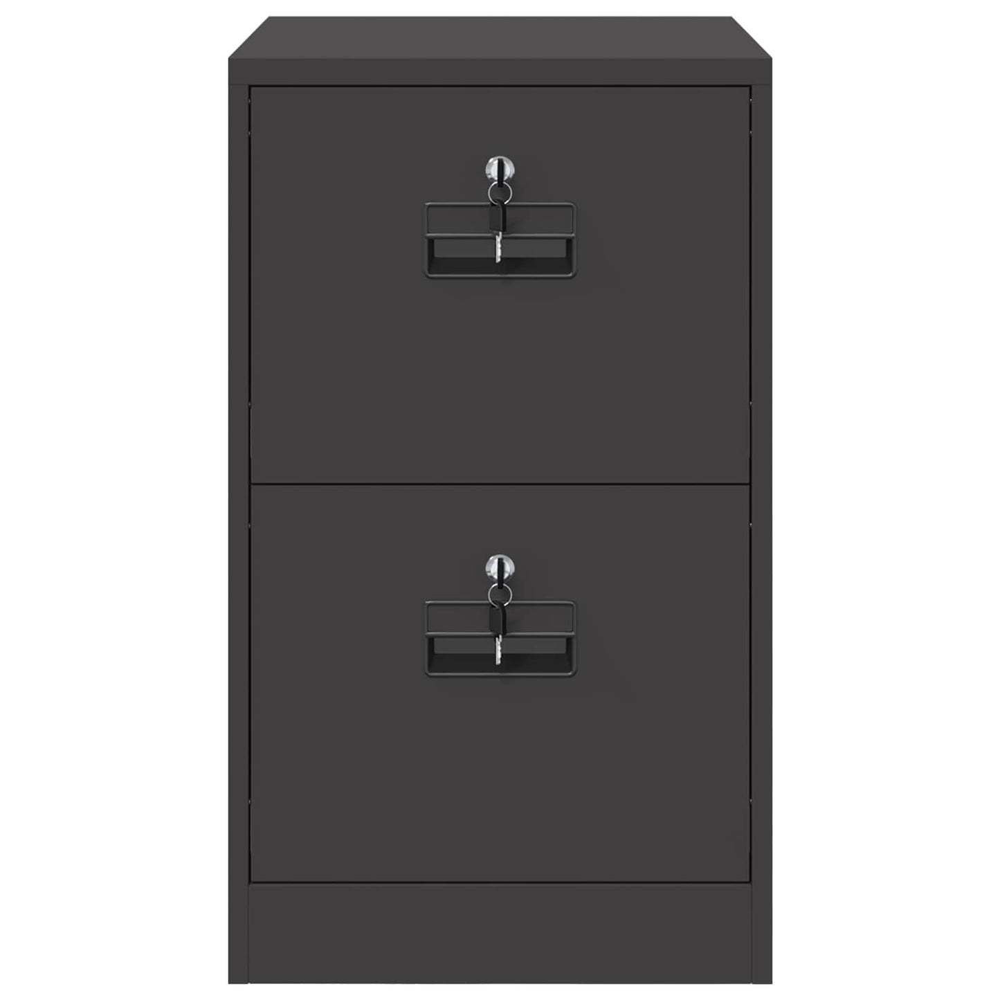 Dulap pentru Fișiere cu sertar cu raft Negru 44 x 50 x 106.5 cm