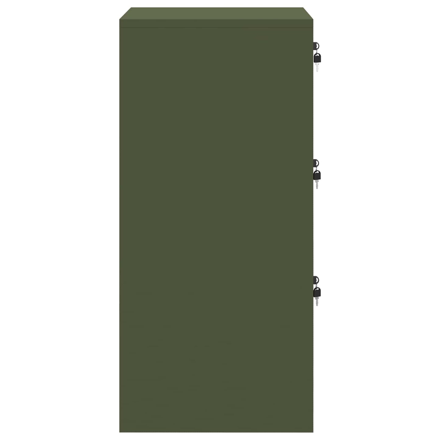Dulap pentru Fișiere cu raft Verde măsliniu 44 x 50 x 106.5 cm