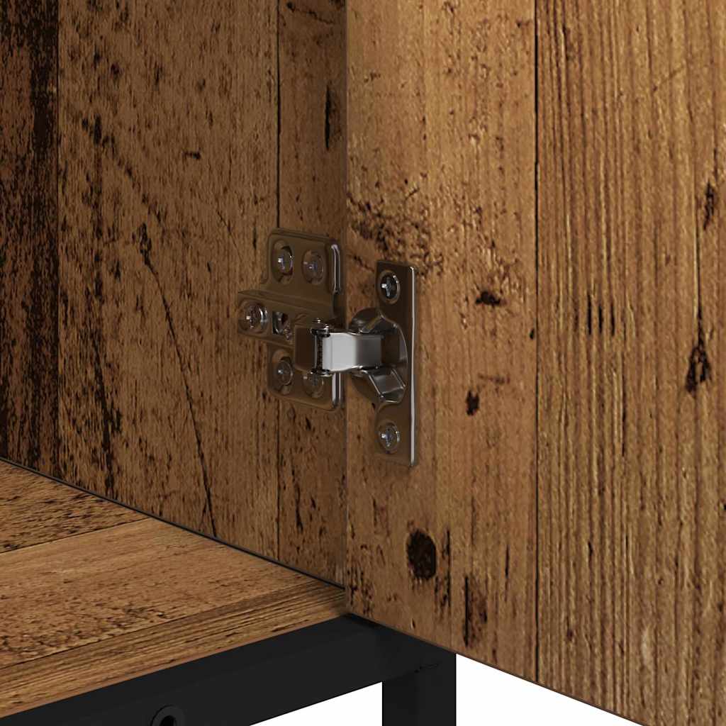 Set de mobilier pentru baie 2 pcs Lemn Vechi Lemn compozit