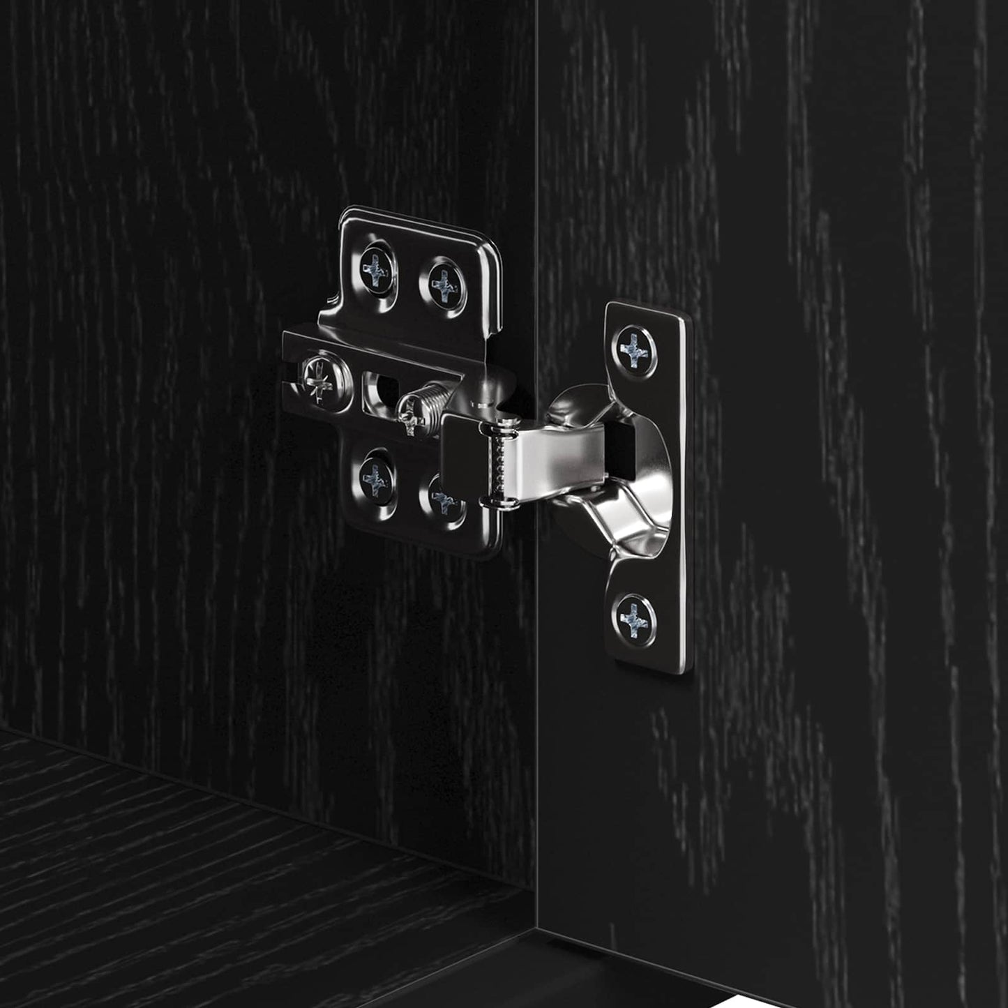 Set de mobilier pentru baie 3 pcs Stejar Negru Lemn compozit