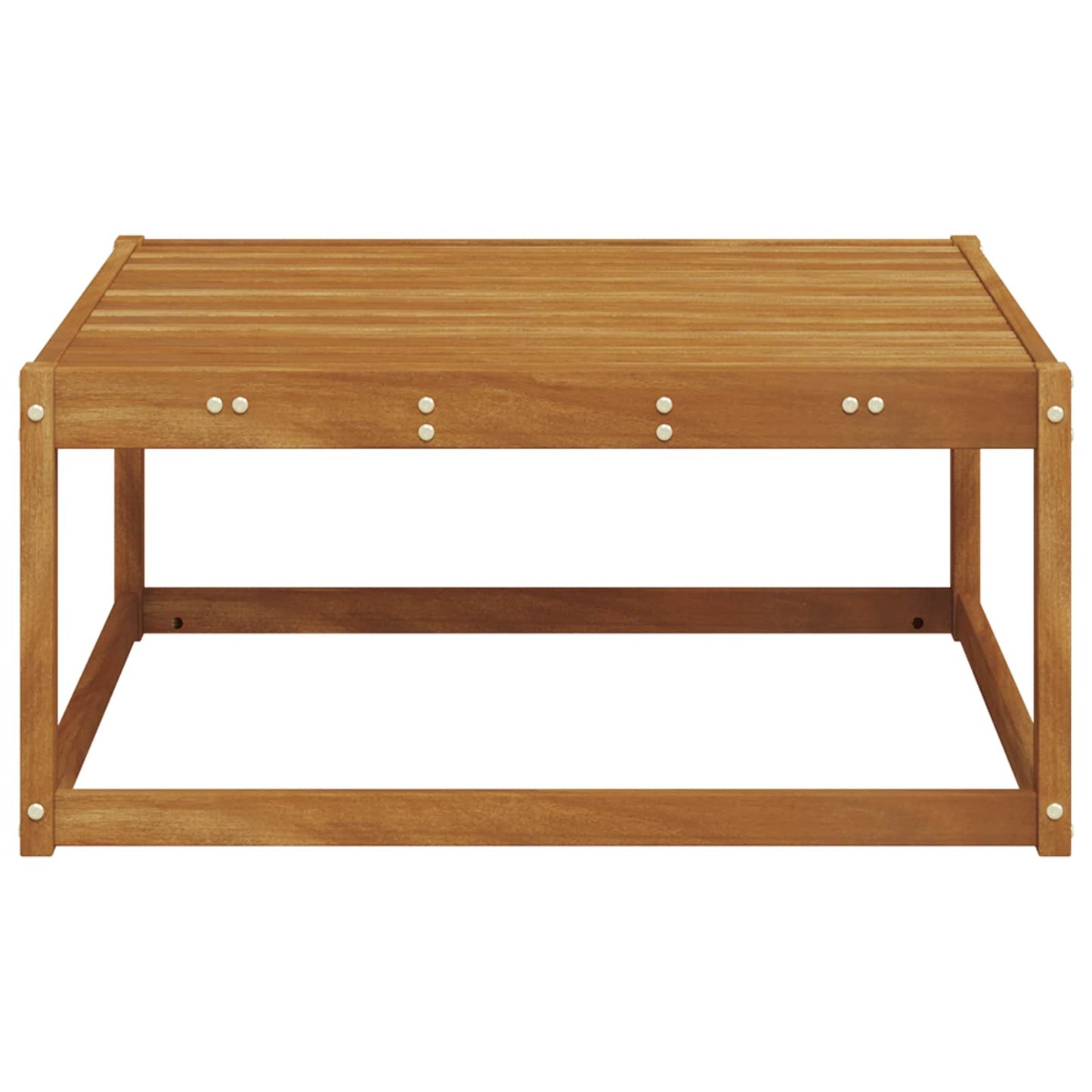 Masă de exterior Lemn Solid de Acacia natural 79 x 79 x 37 cm