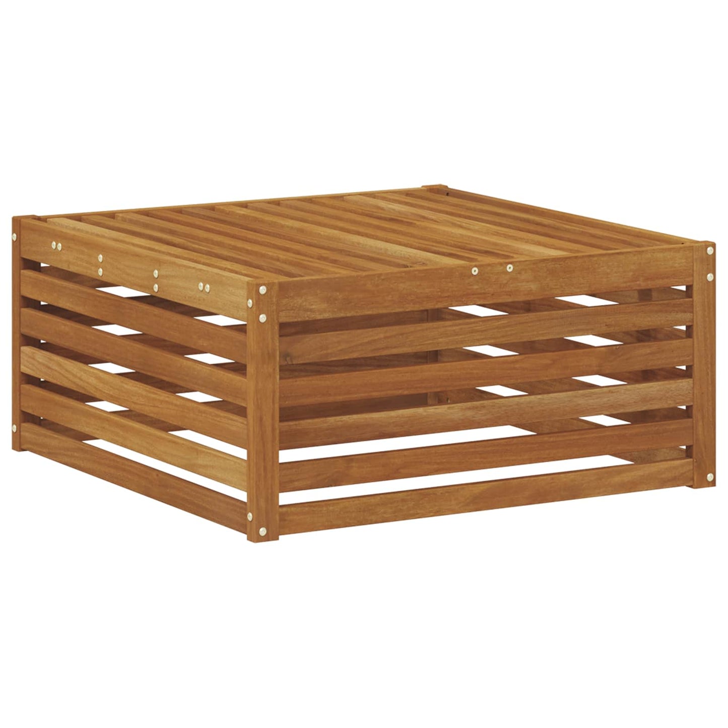 Taburet pentru exterior natural 79 x 79 x 37 cm