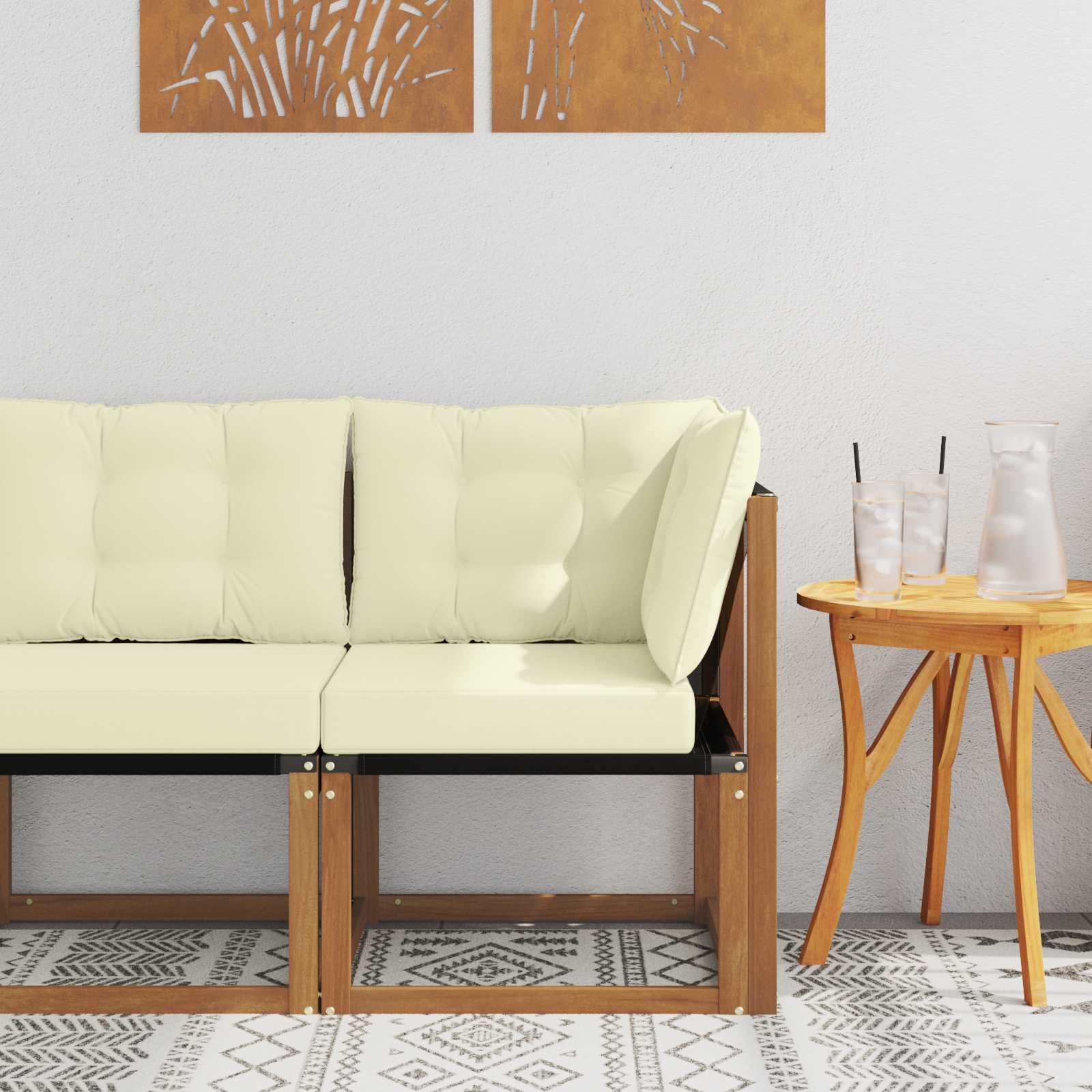 Canapea de colț pentru exterior