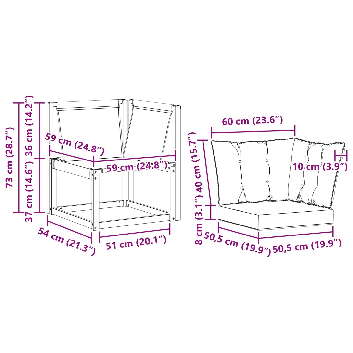 Sofa Colțar pentru Exterior