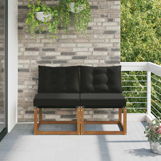 2 Bucată Canapea centrală pentru exterior