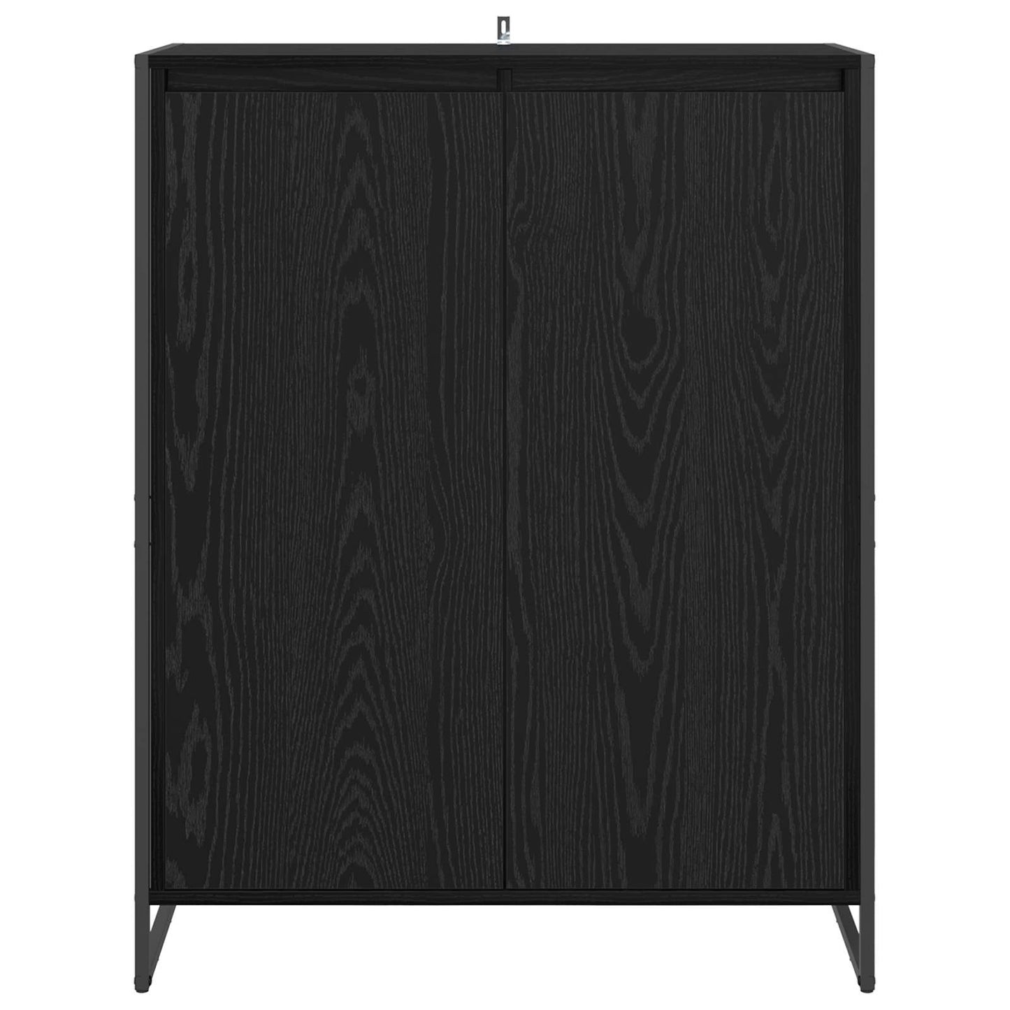 Dulap pentru pantofi cu ușă Stejar Negru 79 x 36 x 100 cm