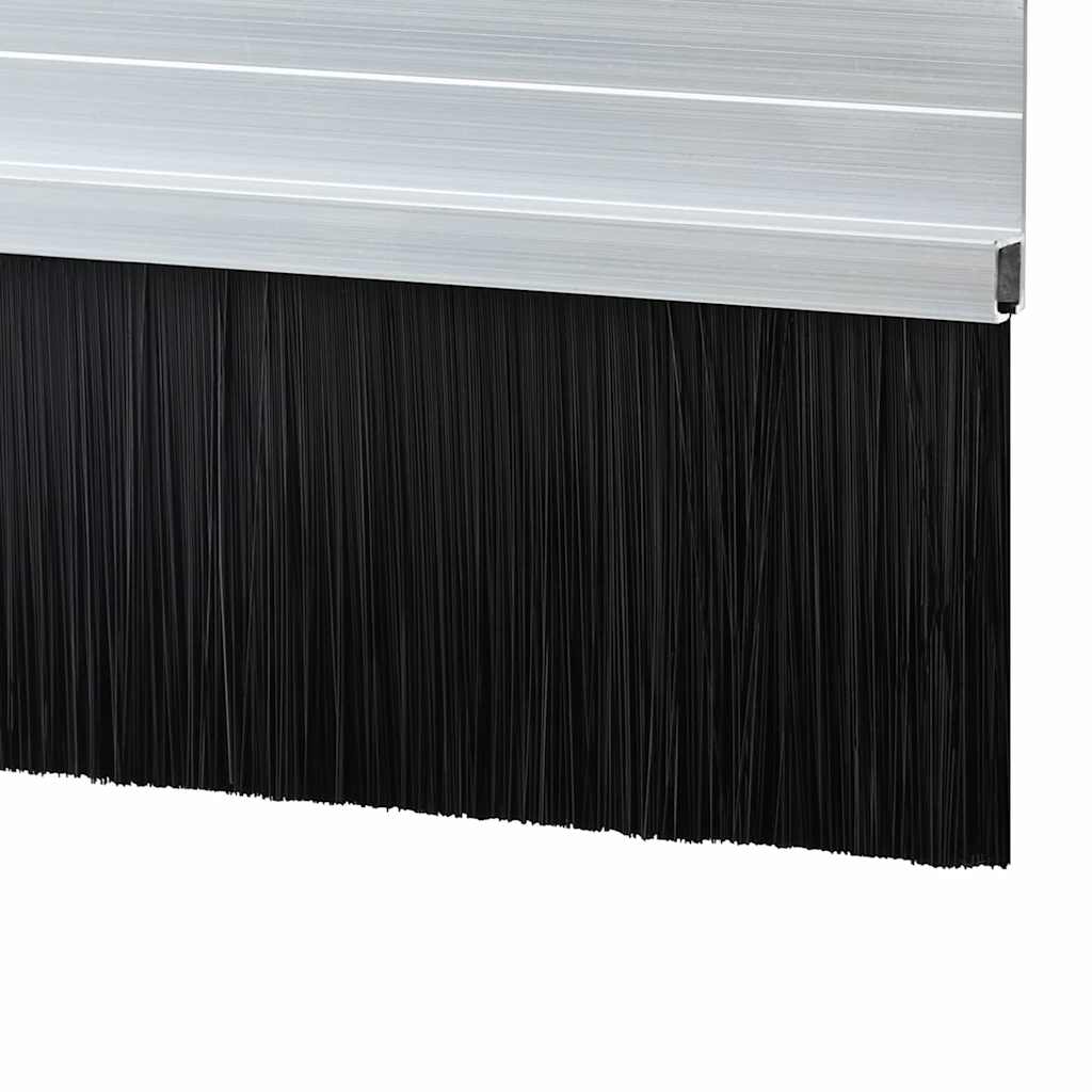 Dopuri pentru uși autoadezive 12 pcs Argintiu 100 cm