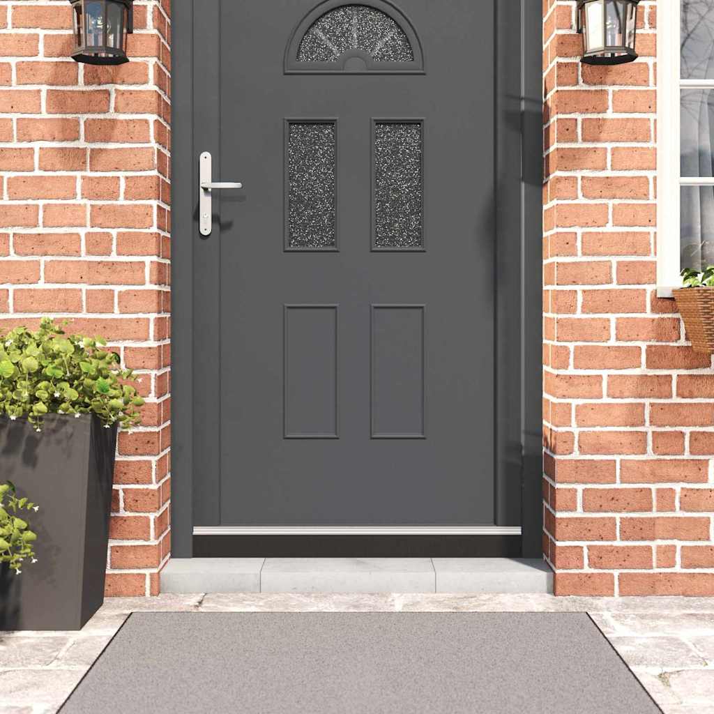 Dopuri pentru uși autoadezive 12 pcs Argintiu 100 cm