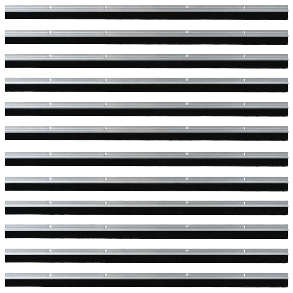 Perdele de ușă cu perii cu montare prin înșurubare 12 pcs