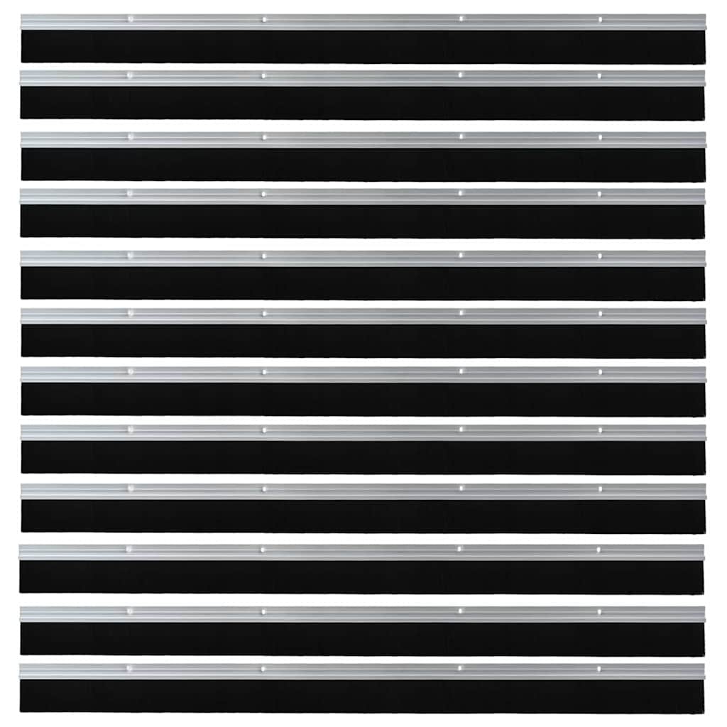 Perdele de ușă cu perii cu montare prin înșurubare 12 pcs