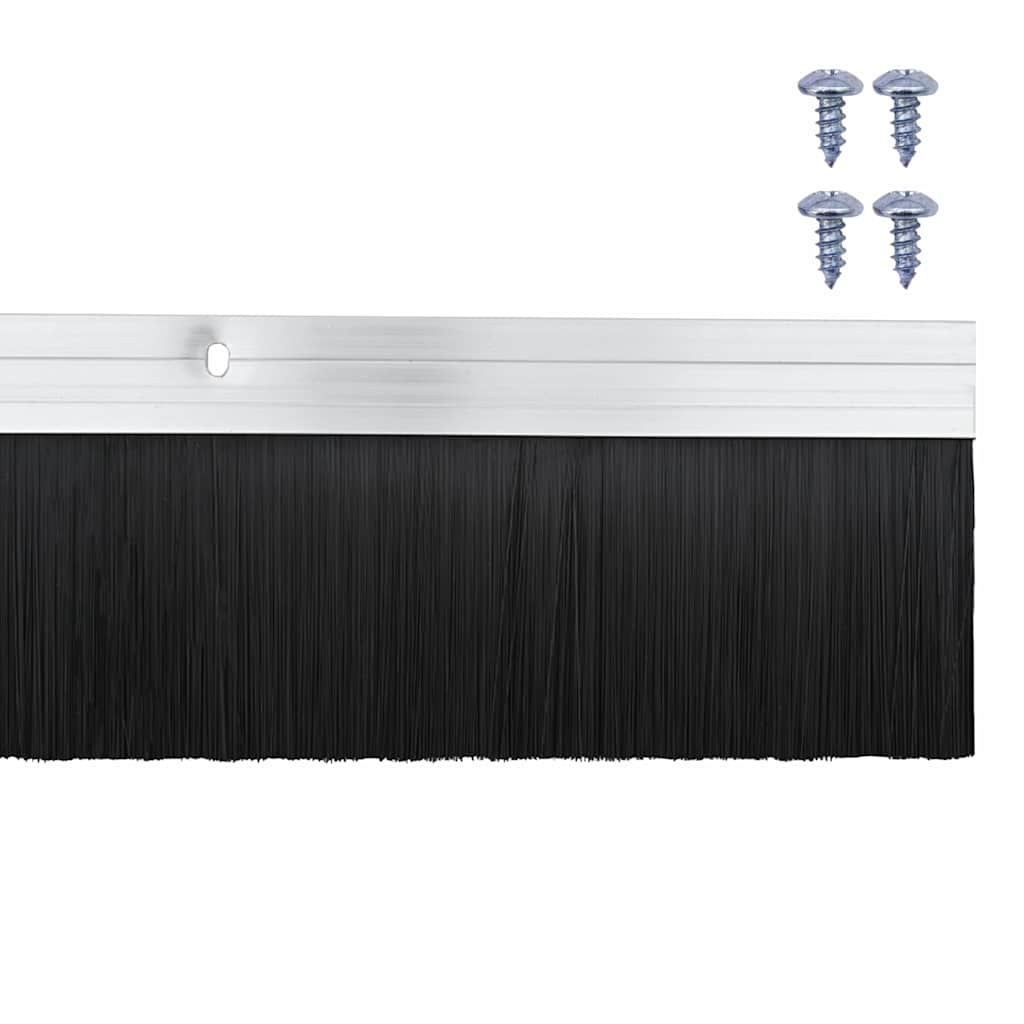 Perdele de ușă cu perii cu montare prin înșurubare 12 pcs