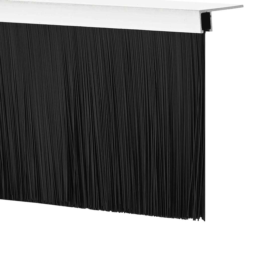 Perdele de ușă cu perii cu montare prin înșurubare 12 pcs