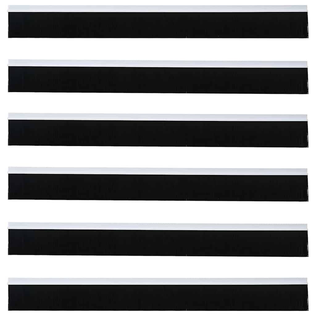 Dopuri pentru uși autoadezive 6 pcs Alb 100 cm