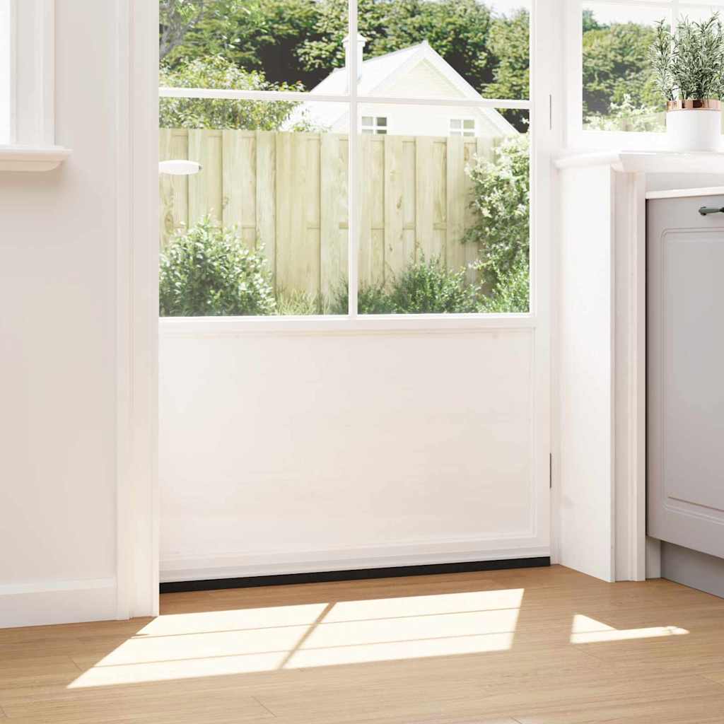 Dopuri pentru uși autoadezive 12 pcs Alb 100 cm