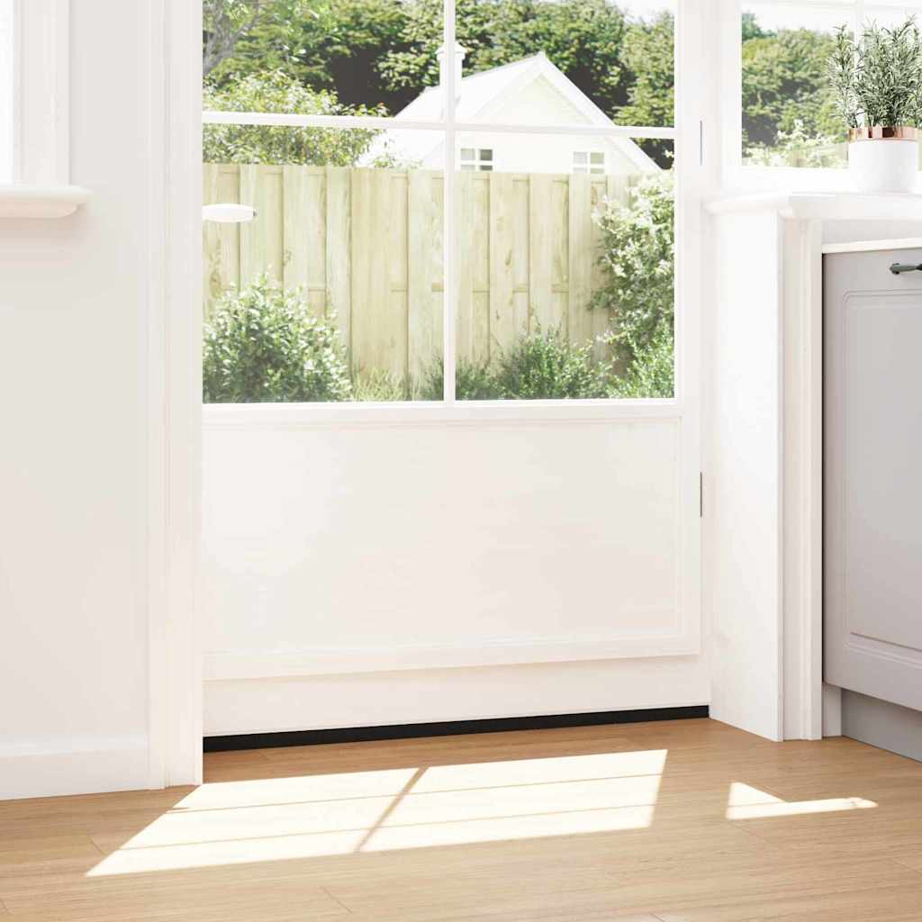 Dopuri pentru uși autoadezive 12 pcs Alb 100 cm