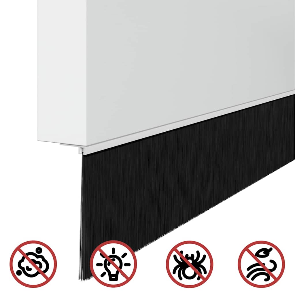 Dopuri pentru uși autoadezive 12 pcs Alb 100 cm