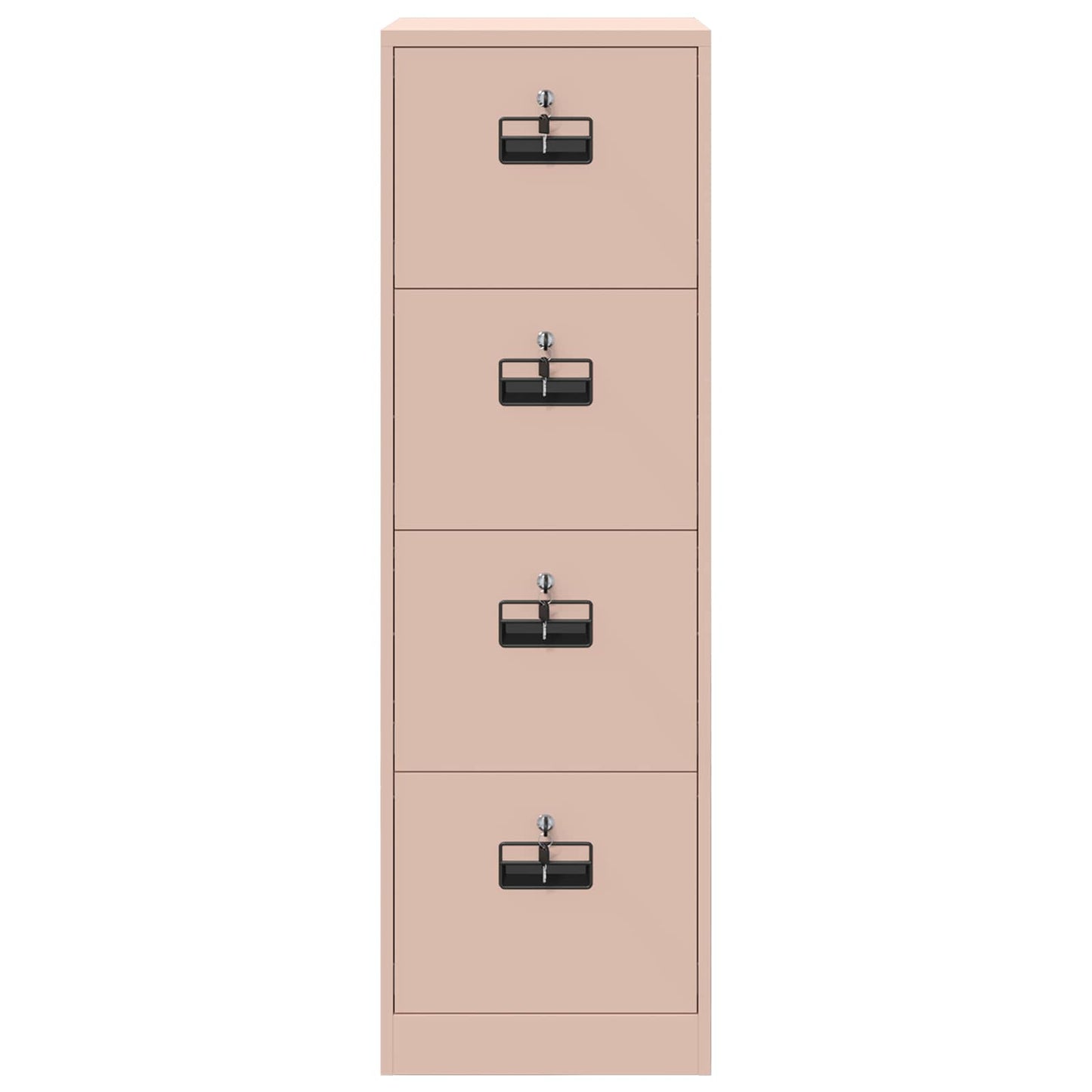 Dulap pentru Fișiere cu sertar 2 pcs Roz 44 x 50 x 106.5 cm