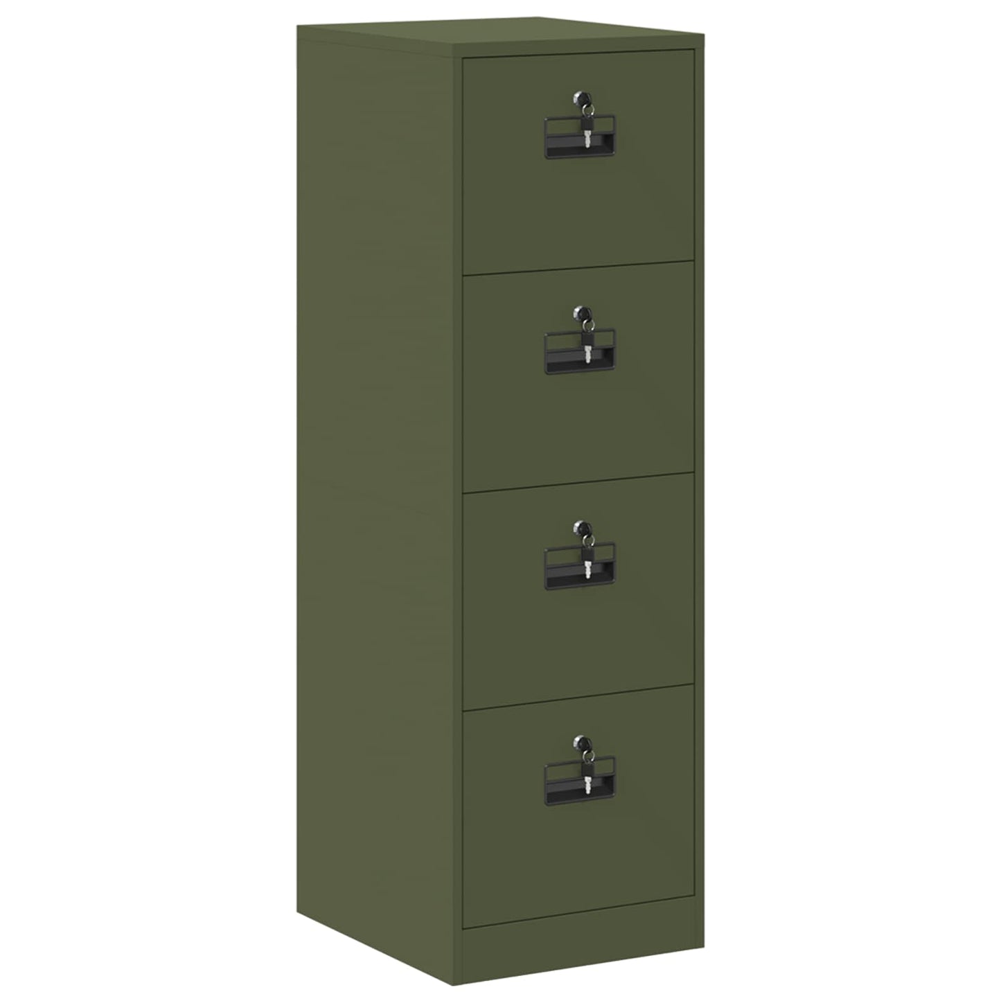 Dulap pentru Fișiere 2 pcs Verde măsliniu 44 x 50 x 106.5 cm
