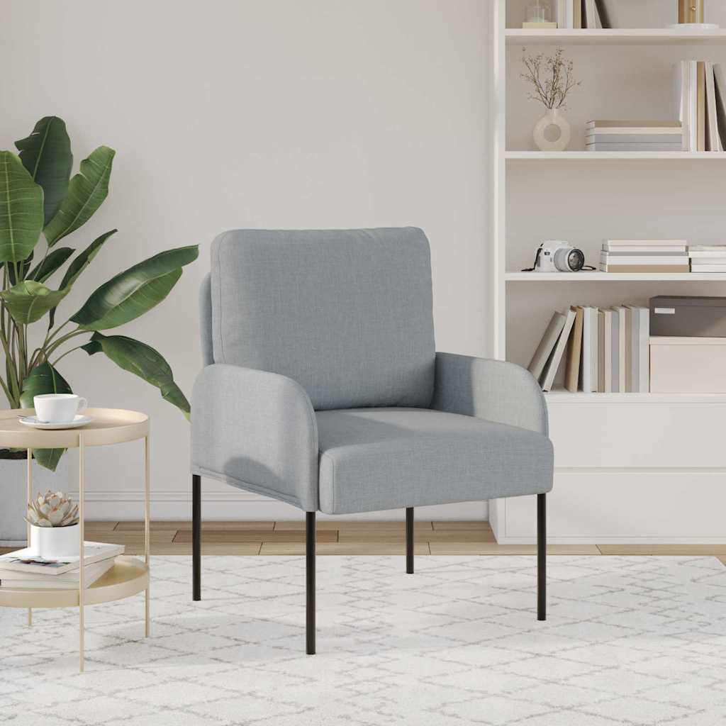 Canapele cu pernă 55cm Gri deschis placaj