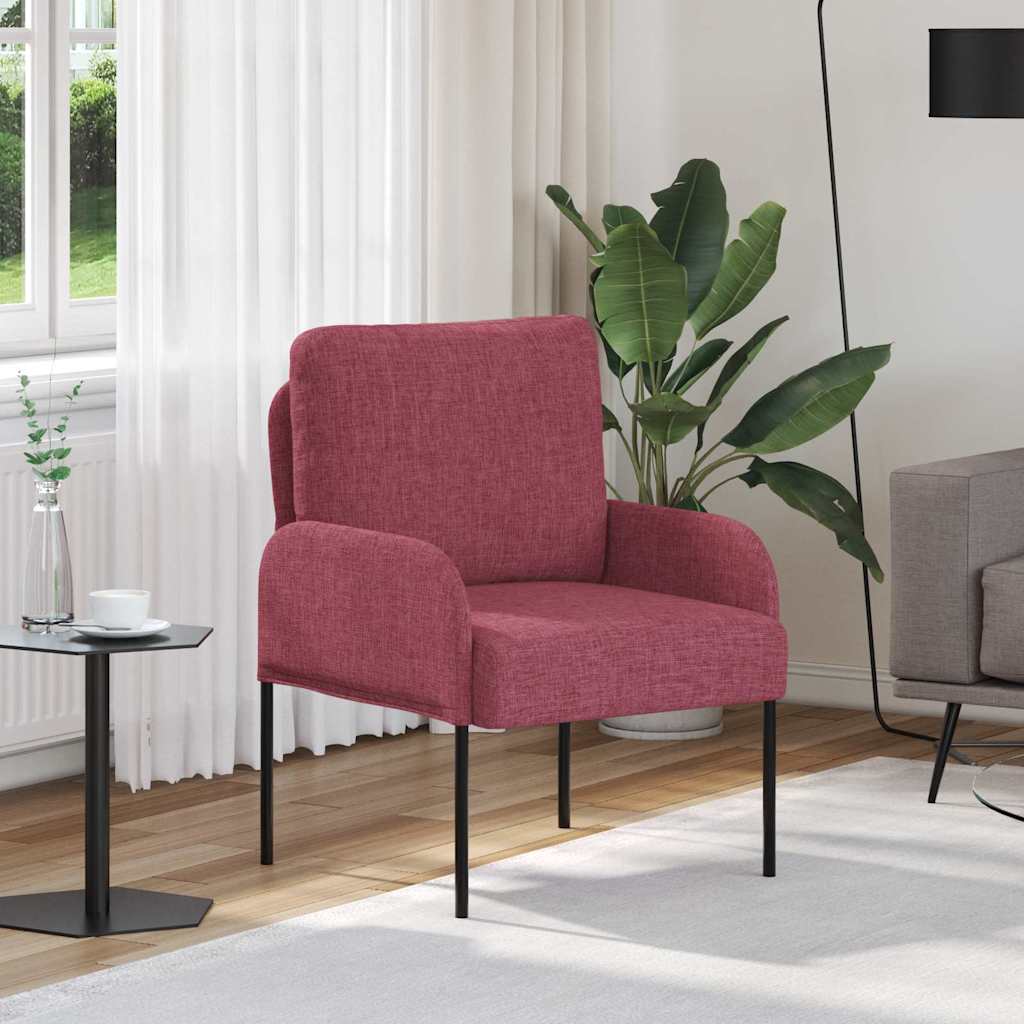 Canapele cu pernă 55cm Roșu Vin placaj