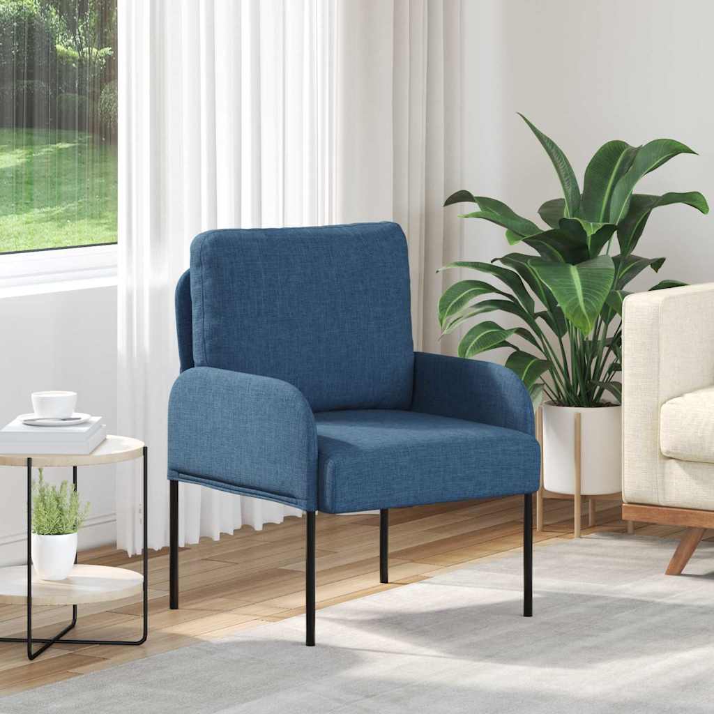 Canapele cu pernă 55cm albastru placaj