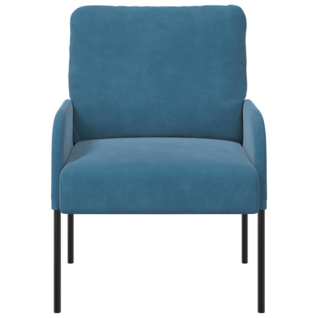 Canapele cu pernă 55cm albastru placaj