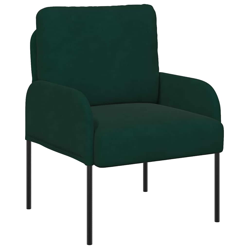 Canapele cu pernă 55cm Verde închis placaj