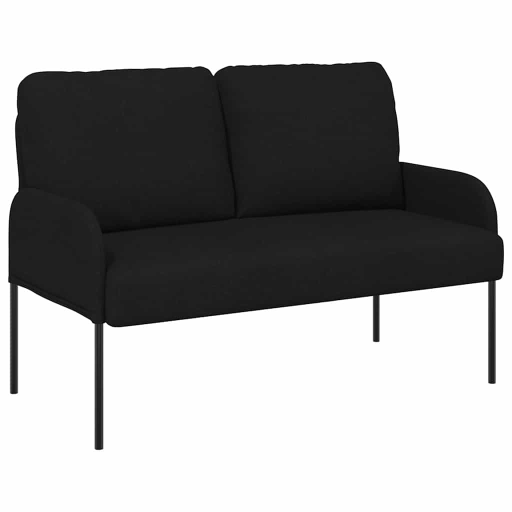 Canapele cu pernă 110cm Negru placaj