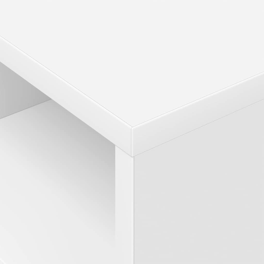 Masă laterală 2 pcs Alb 30,5 x 30 x 45 cm Lemn compozit