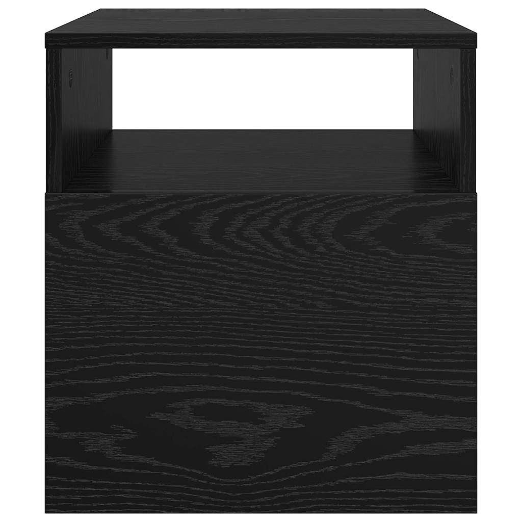 Masă laterală Stejar Negru 40,5 x 40 x 45 cm Lemn compozit