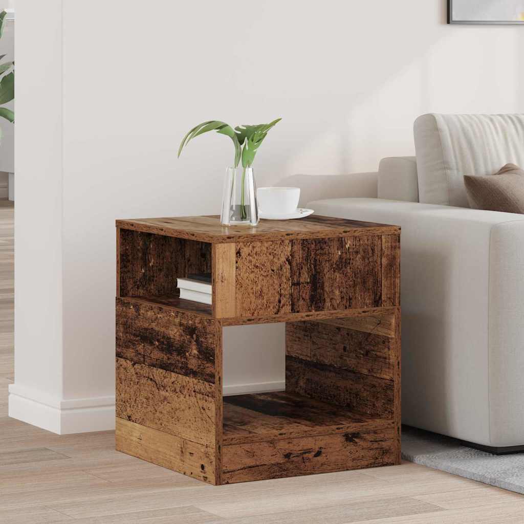 Masă laterală Lemn vechi 40,5 x 40 x 45 cm Lemn compozit