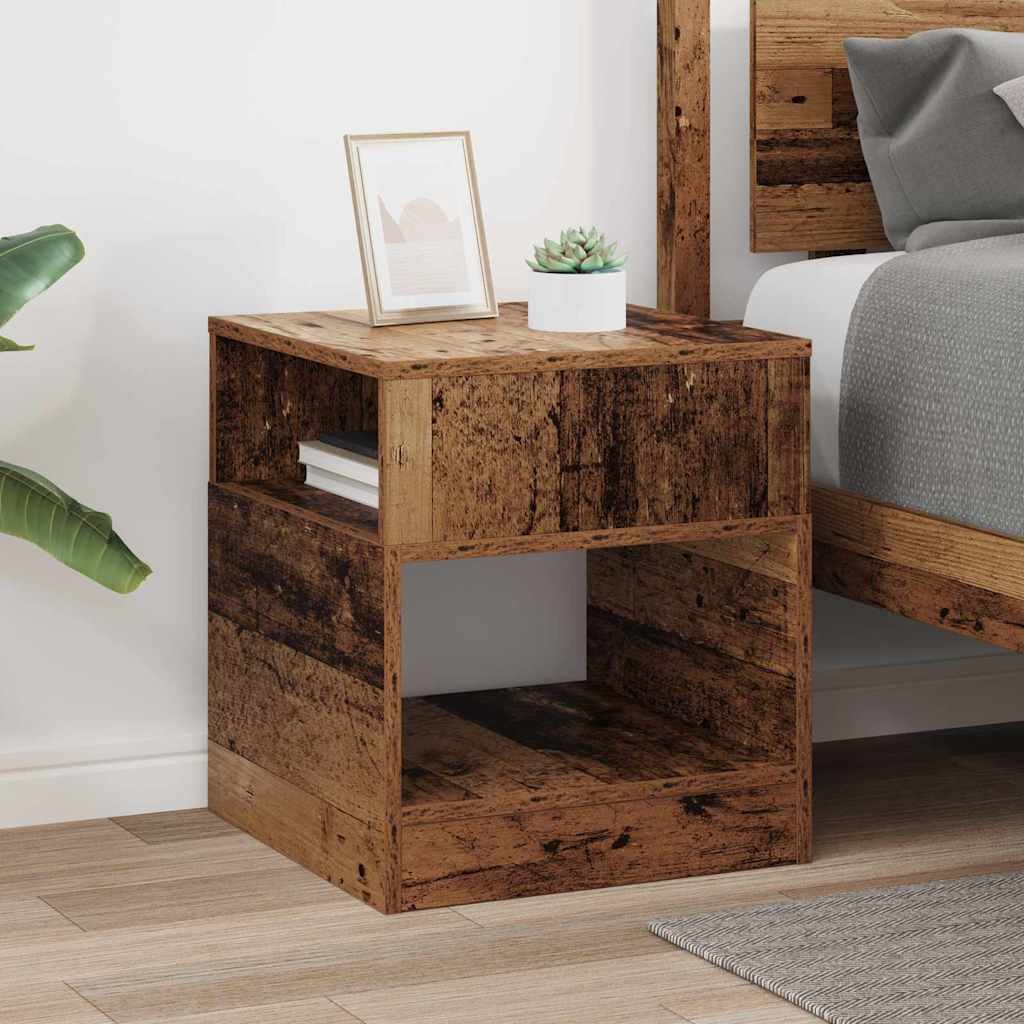Masă laterală Lemn vechi 40,5 x 40 x 45 cm Lemn compozit