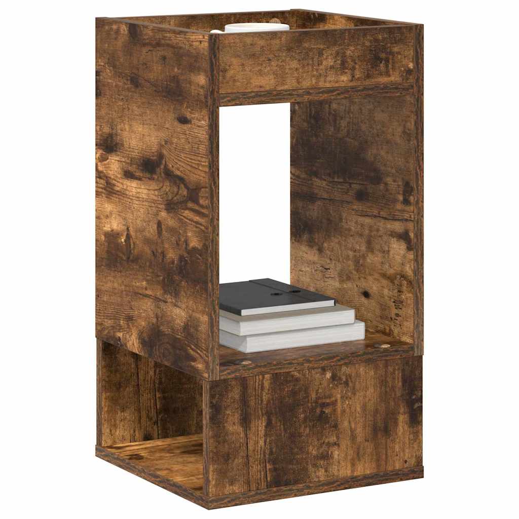 Masă laterală Stejar fumuriu 30 x 30 x 56 cm Lemn compozit