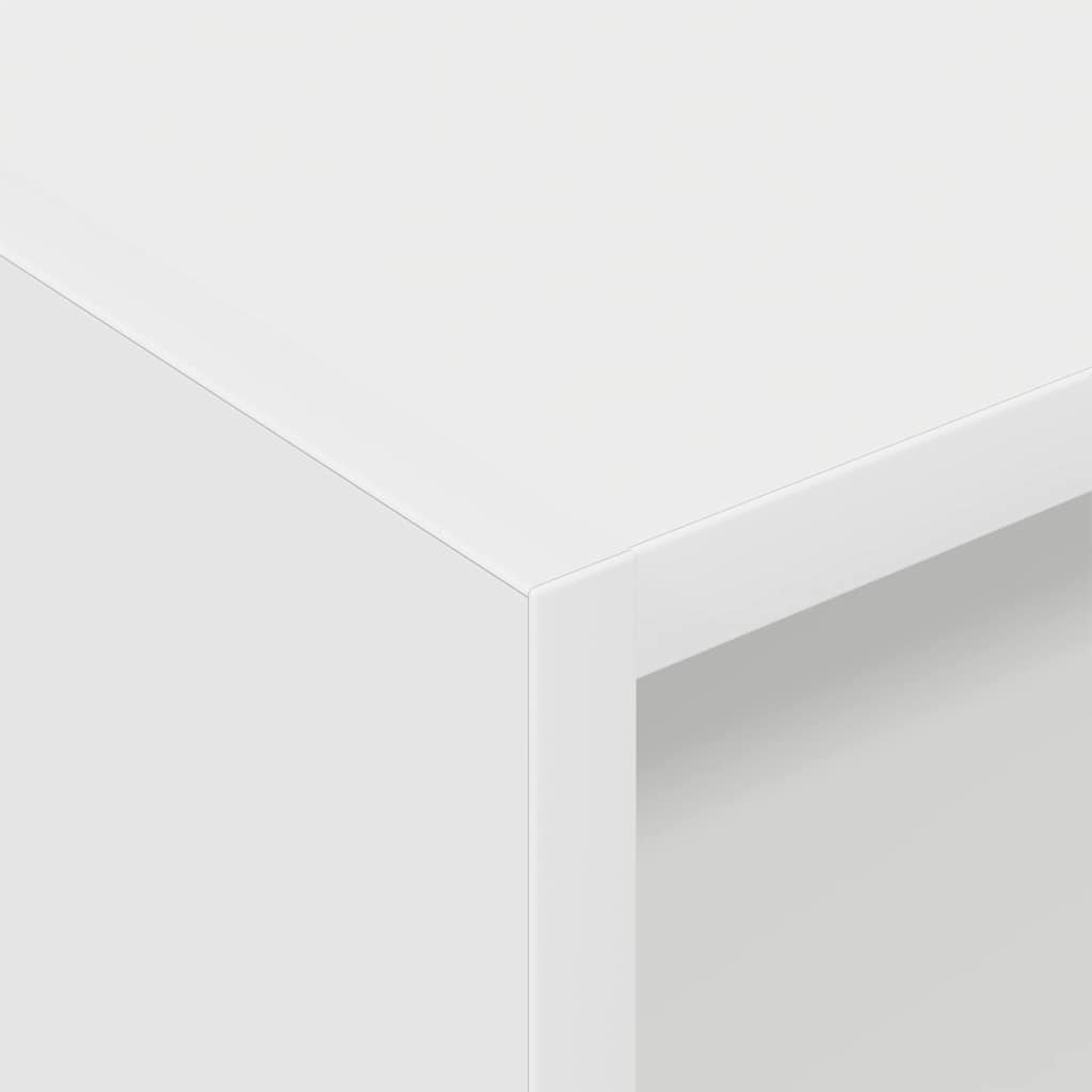 Dulap pentru discuri de vinil cu raft Alb 78,5 x 35 x 45 cm