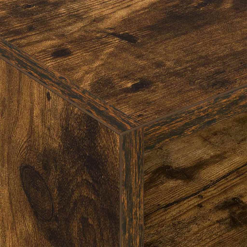 Dulap pentru discuri de vinil Stejar fumuriu 78,5 x 35 x 45 cm