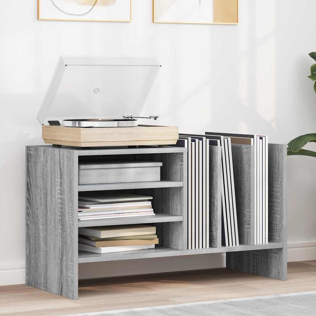 Dulap pentru discuri de vinil Gri Sonoma 78,5 x 35 x 45 cm