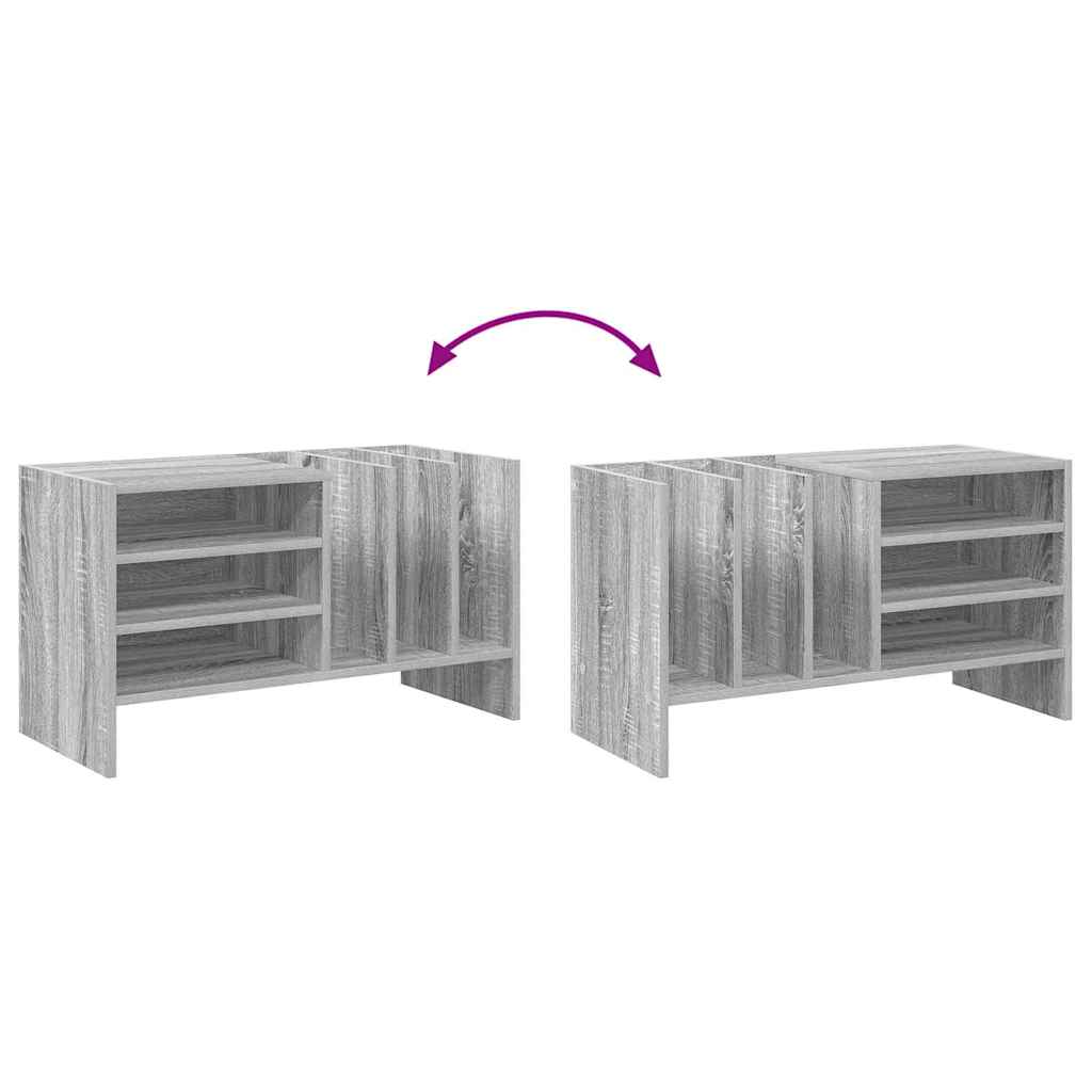 Dulap pentru discuri de vinil Gri Sonoma 78,5 x 35 x 45 cm