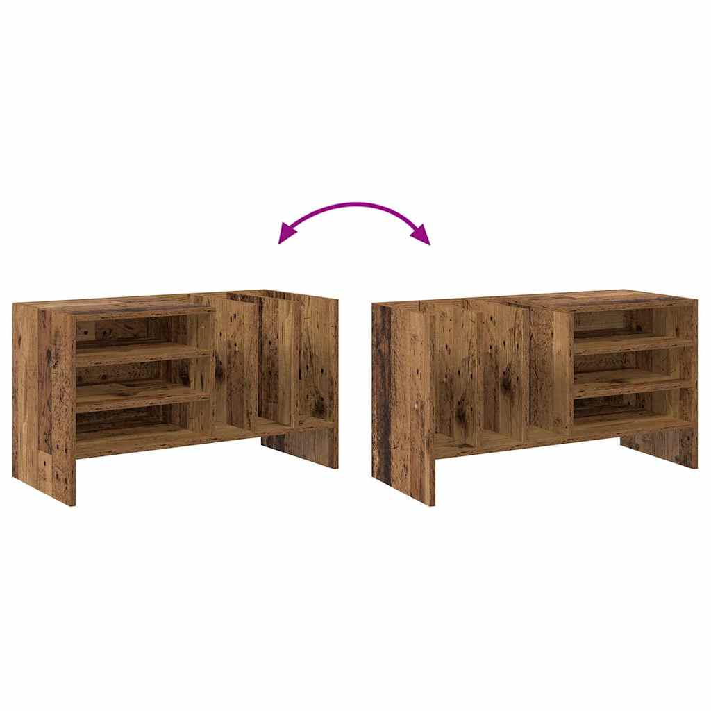 Dulap pentru discuri de vinil Lemn vechi 78,5 x 35 x 45 cm