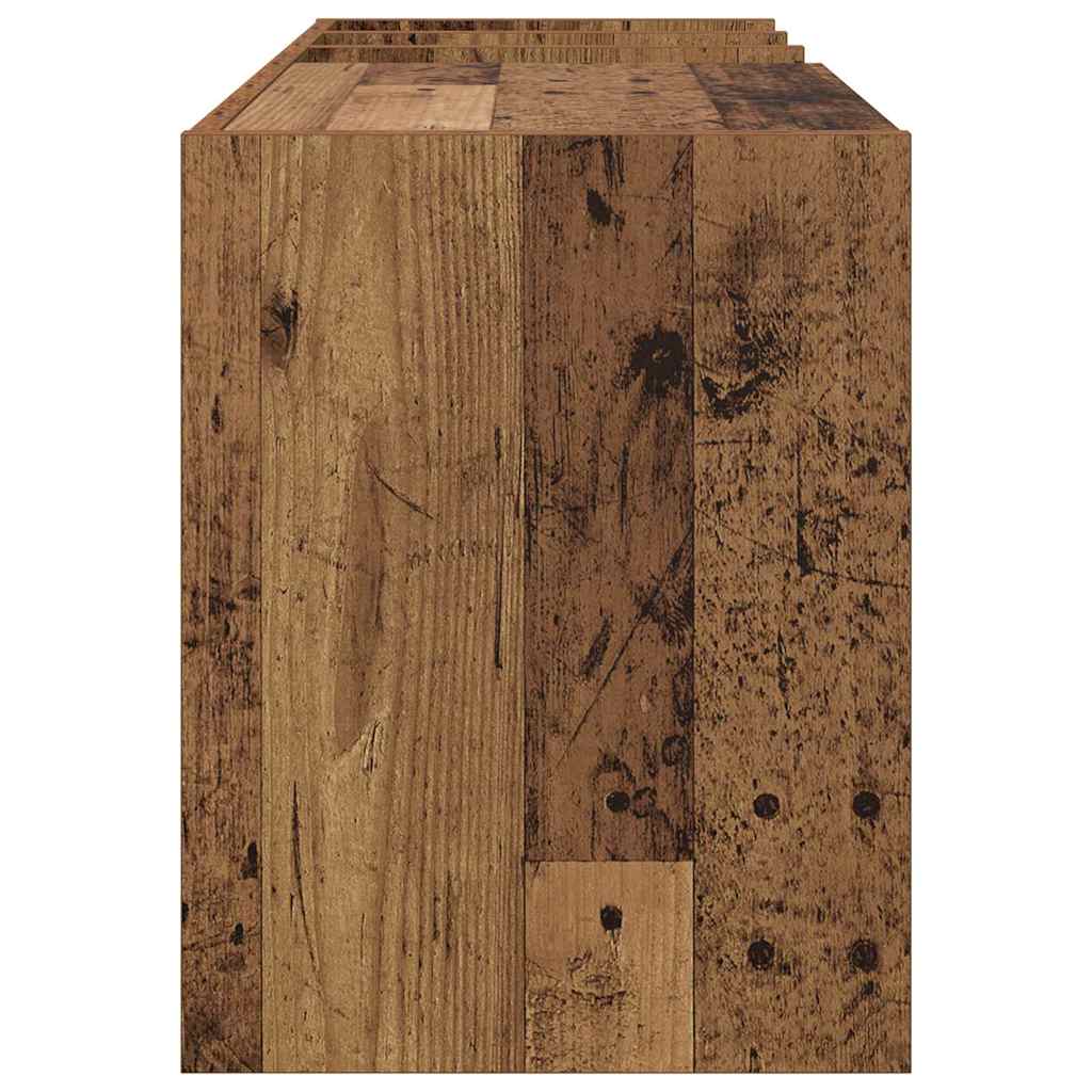 Dulap pentru discuri de vinil Lemn vechi 78,5 x 35 x 45 cm