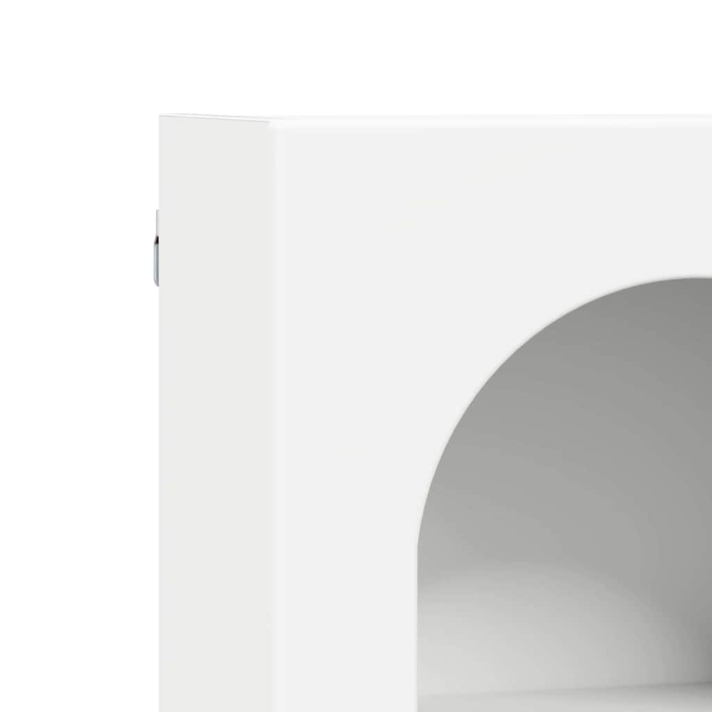 Dulap suspendat cu raft Alb 59 x 20 x 71.5 cm Lemn compozit