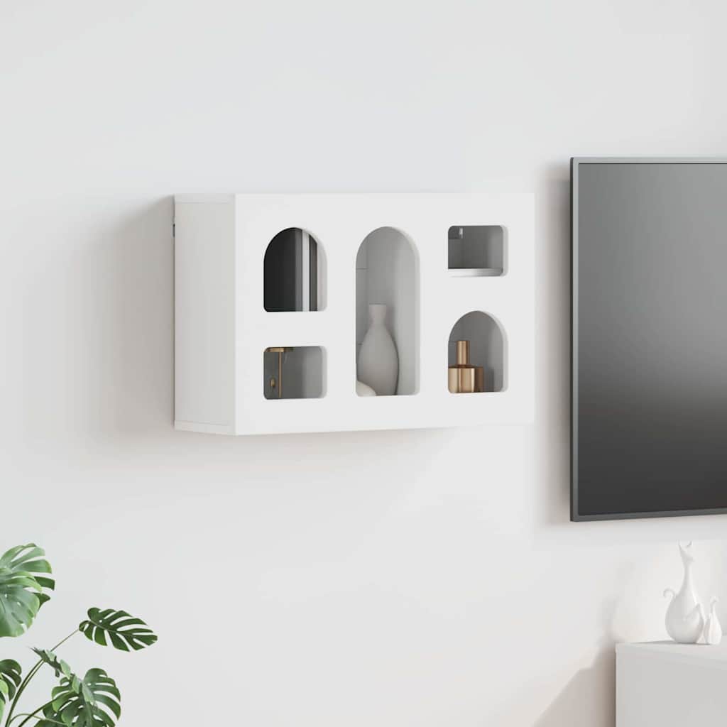 Dulap suspendat cu raft Alb 60 x 20 x 40 cm Lemn compozit