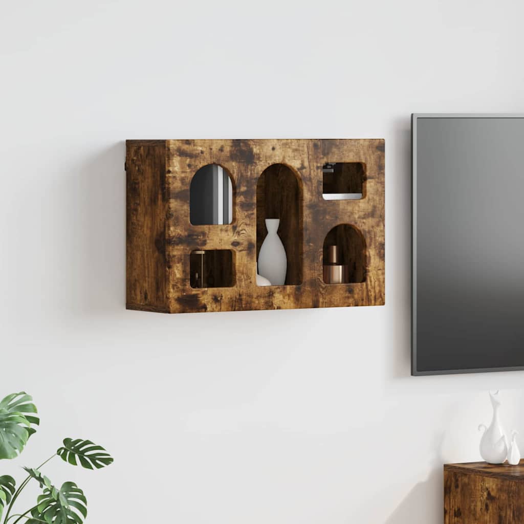 Dulap suspendat Stejar fumuriu 60 x 20 x 40 cm Lemn compozit