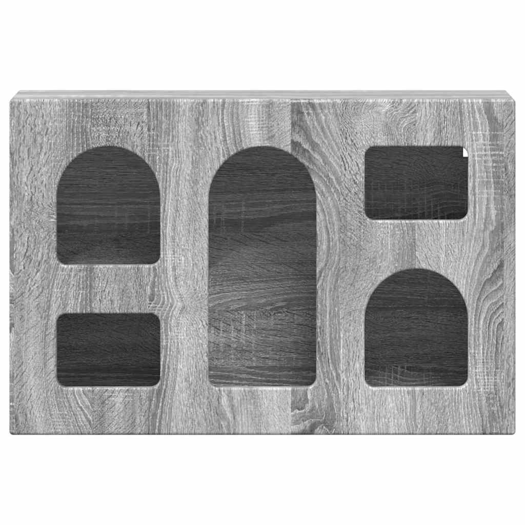 Dulap suspendat Gri Sonoma 60 x 20 x 40 cm Lemn compozit