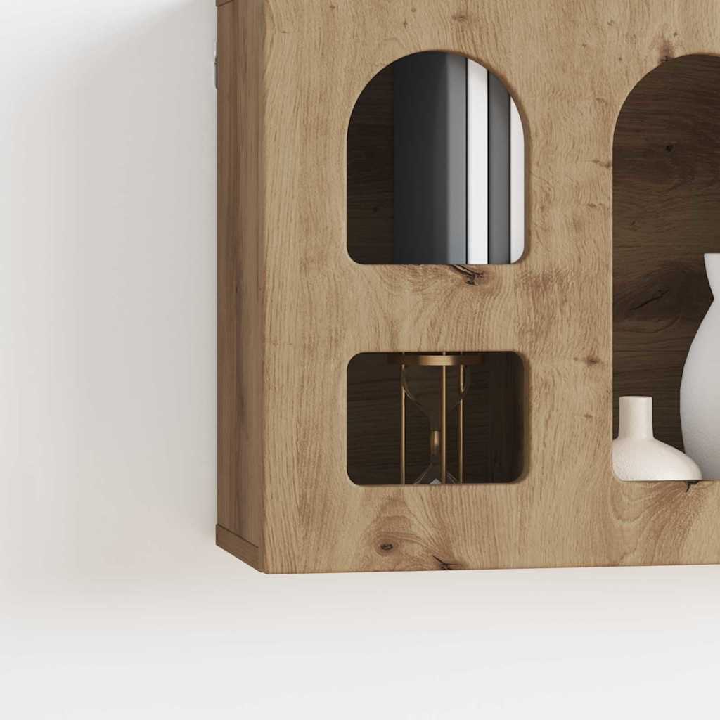 Dulap suspendat Stejar Artizanal 60 x 20 x 40 cm Lemn compozit