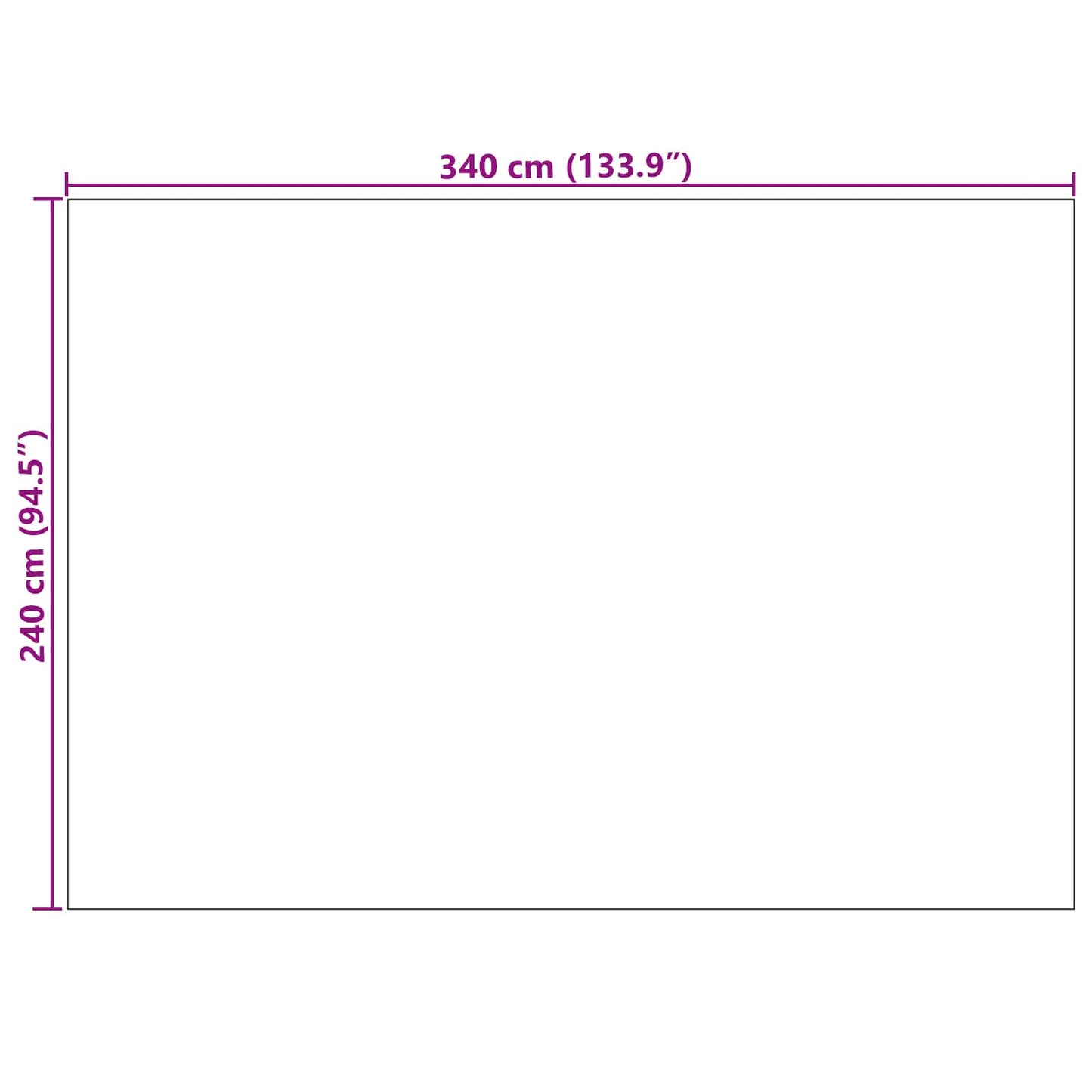 Covoare de zonă LUGO Crem și Gri 340 x 240 cm Poliester