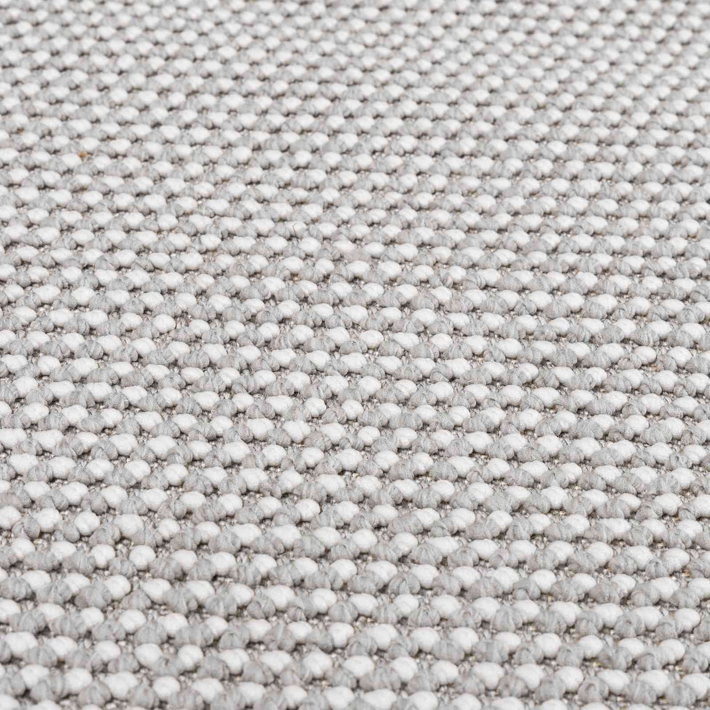 Covoare de zonă Rotund LUGO Crem și Gri Ø 120 CM Poliester